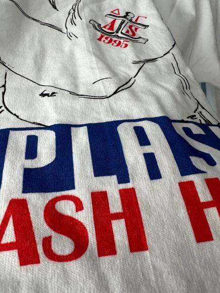 NOS Delta Gamma Anchor Splash 1995 T-shirt Single Stitch 90s Double Sided VTG XL - Picture 7 of 10